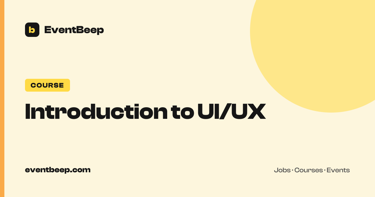 Introduction to UI/UX | EventBeep